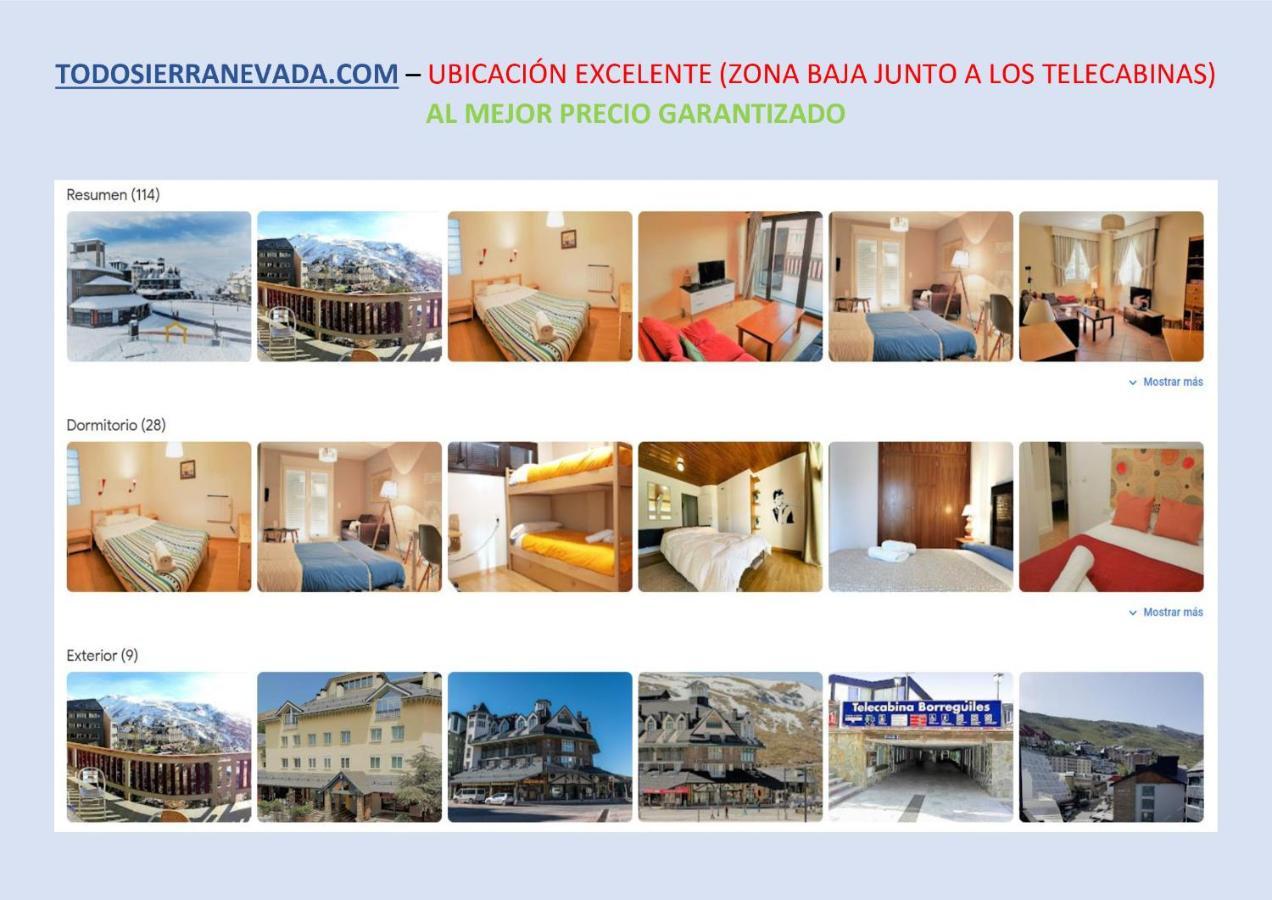 Todosierranevada Zona Baja - Edificio Alhambra - Junto A Los Telecabinas Σιέρρα Νεβάδα Εξωτερικό φωτογραφία